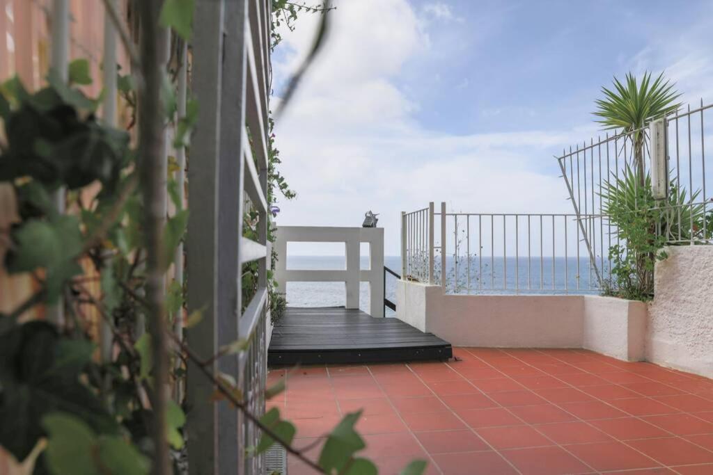 세심브라 Estudio Vista Mar Com A/C E Acesso Privado A Praia 아파트 외부 사진