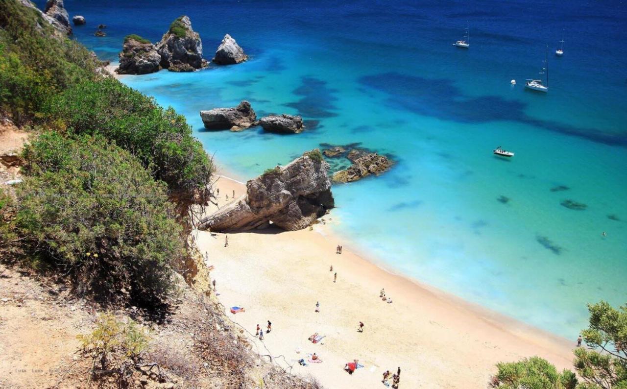세심브라 Estudio Vista Mar Com A/C E Acesso Privado A Praia 아파트 외부 사진